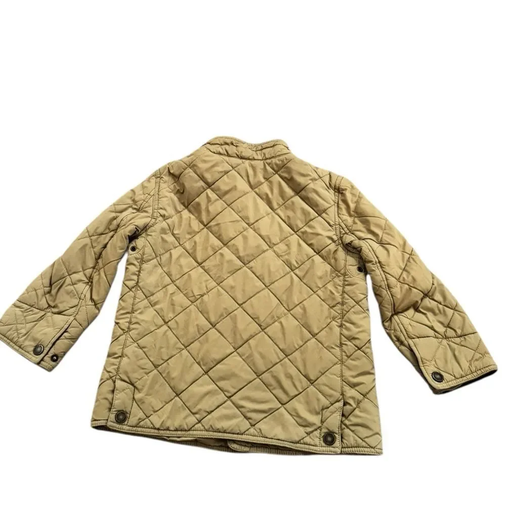 Polo Ralph Lauren Quilted Tan Light Puffer Jacket Kids 6